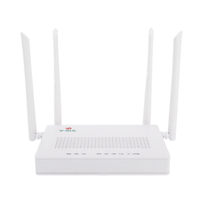 ONU Dual G/ EPON con Wi-Fi AC de doble banda,  1 puerto SC/ UPC + 2 puertos LAN Gigabit + 1 puerto FXS - TiendaClic.mx