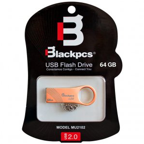 MEMORIA FLASH USB BLACKPCS 2102 8GB NEGRO METALICA (MU2102BL-8) - TiendaClic.mx