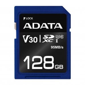 MEMORIA SDXC ADATA 128GB UHS-I CL10 /  V30 (ASDX128GUI3V30S-R) - TiendaClic.mx