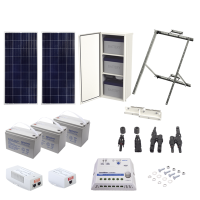 Kit Solar de 24 W con PoE 802.3af y PoE Pasivo 24 Vcd para una Cámara IP y un Radio Ubiquiti airMAX o Cambium ePMP - TiendaClic.mx
