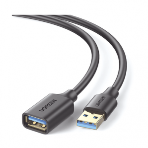 Cable Extensor USB 3.0 /  1 Metro /  Macho-Hembra /  5 Gbps /  Ultra Durabilidad /  Núcleo de cobre estañado 28/ 22 AWG /  Blindaje interior múltiple /  Ideal para teclado,  mouse ,  etc. - TiendaClic.mx