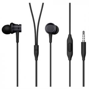 Audífonos Xiaomi Mi In-Ear Headphones Basic Cable Anti-enredos Color Negro - TiendaClic.mx