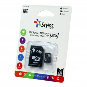 MEMORIA MICRO SD STYLOS 8 GB (STMSD81B) - TiendaClic.mx