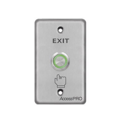 Botón de aro iluminado color verde/  IP65 - TiendaClic.mx