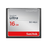 MEMORIA SANDISK 16GB COMPACTFLASH ULTRA 50MB/ S - TiendaClic.mx