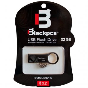 MEMORIA FLASH USB BLACKPCS 2102 32GB NEGRO PIANO METALI (MU2102PBL-32) - TiendaClic.mx