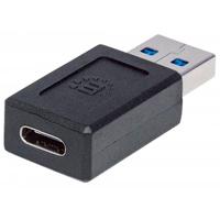 ADAPTADOR USB, MANHATTAN, 354714, -C V3.1,  AM-CH NEGRO - TiendaClic.mx