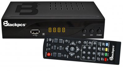 DECODIFICADOR TV BLACKPCS ALUMINIO HDMI USB COAXIAL CONT (E010ALUM-BL) - TiendaClic.mx
