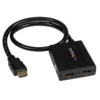 DIVISOR DE VIDEO HDMI DE 2 PUERTOS - SPLITTER HDMI 4K 30HZ DE 2X1 ALIMENTADO POR USB - STARTECH.COM MOD. ST122HD4KU - TiendaClic.mx