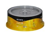 DVD-R SONY RECORDABLE 8X 4.7GB CAMPANA C/ 25 5 - TiendaClic.mx