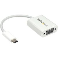 ADAPTADOR DE VIDEO USB-C A VGA - CONVERTIDOR USB 3.1 TYPE-C A VGA - BLANCO - STARTECH.COM MOD. CDP2VGAW - TiendaClic.mx