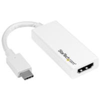 ADAPTADOR DE VIDEO USB-C A HDMI - CONVERTIDOR USB 3.1 TYPE-C A HDMI - BLANCO - TARJETA DE VIDEO EXTERNA HDMI - STARTECH.COM MOD. CDP2HDW - TiendaClic.mx