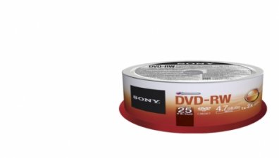 CAMPANA DE 25 PZS DVD-RW SONY 4.7GB, 16X, RE-GRABABLE, VIRGEN - TiendaClic.mx