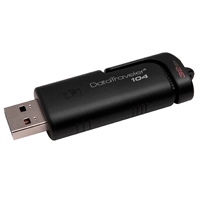 MEMORIA KINGSTON 32GB USB 2.0 ALTA VELOCIDAD /  DATATRAVELER 104 NEGRO - TiendaClic.mx