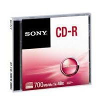 SOBRE CON 1 PIEZA CD-R SONY 80MIN, 700MB, VEL.48X, CD VIRGEN - TiendaClic.mx