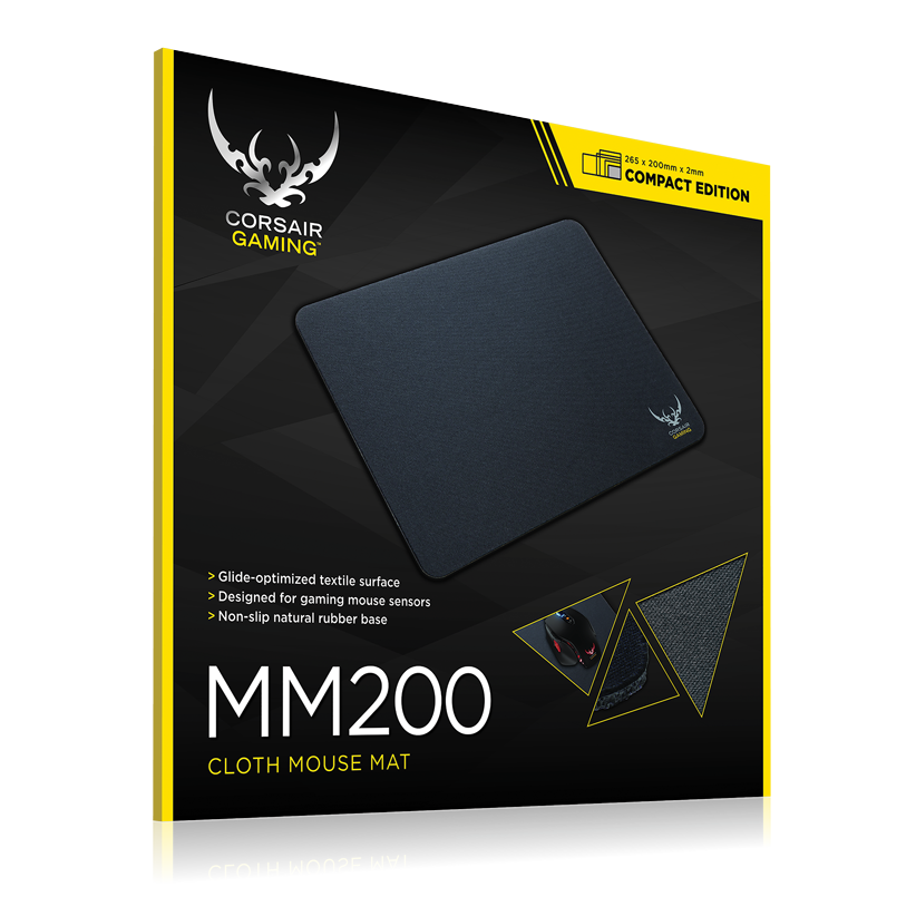 MOUSE MAT CORSAIR GAMING MM200 COMPACT EDITION CH-9000098-WW - TiendaClic.mx