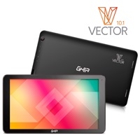 GHIA TABLET VECTOR 10.1"  /  QUAD /  1GB /  16GB /  2CAM /  ANDROID 7.0 /  BT /  NEGRA - TiendaClic.mx
