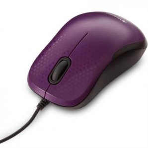 Mouse Verbatim Silent Corded Óptico Color Violeta - TiendaClic.mx