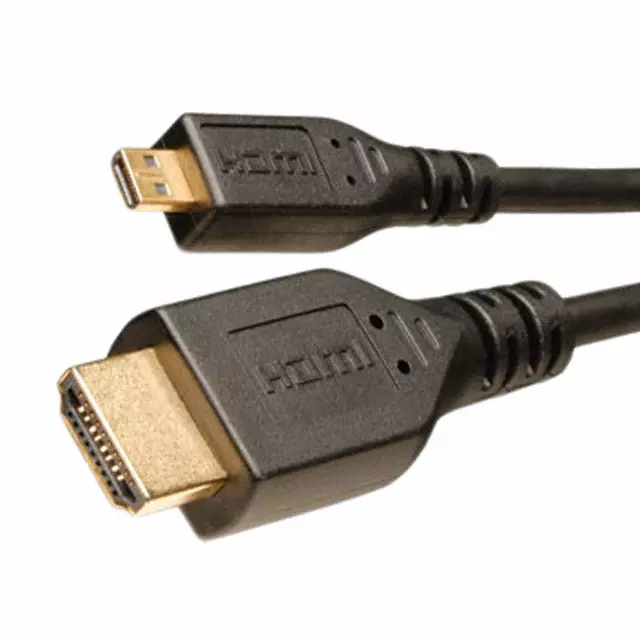 CABLE HDMI A MICRO HDMI C/  ETHERNET ADAPTADOR M/ M 1.83M - TiendaClic.mx