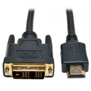 CABLE HDMI A DVI-D ADAPTADOR MONITOR DIGITAL M/ M,  0.91M - TiendaClic.mx