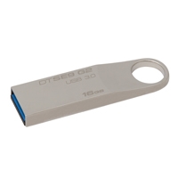 MEMORIA KINGSTON 16GB USB 3.0 DATATRAVELER SE9 G2 PLATA - TiendaClic.mx