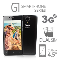 GHIA SMARTPHONE SVEGLIO G1 /  4.5 PULG /  QUAD CORE /  DUALSIM /  512MB /  8GB /  0.3MP2MP /  WIFI /  BT /  ANDROID 5.1 /  3G - TiendaClic.mx