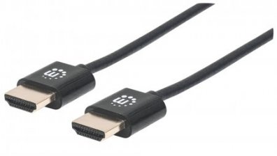 CABLE HDMI ULTRADELGADO MANHATTAN 3.0M ETHERNET 3D 4K M-M VELOCIDAD 2.0 - TiendaClic.mx