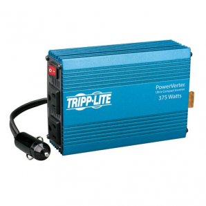 TRIPP-LITE CONVERTIDOR DE ENERGIA PORTATIL 375W,  120V,  2 TOMACORRIENTE - TiendaClic.mx