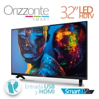 TELEVISION LED GHIA 32" SMART TV HD 720P 2 HDMI /  1 USB /  VGA - TiendaClic.mx