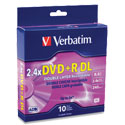 DVD R VERBATIM DL 8.5GB 2.4X SPINDLE C/ 10 - TiendaClic.mx