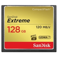 SANDISK MEMORIA 128GB COMPACTFLASH EXTREM  - TiendaClic.mx