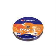 DVD-R VERBATIM 4.7GB 16X 10PIEZAS BULK NON MCC - TiendaClic.mx