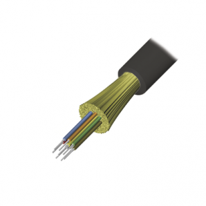 Cable de Fibra Óptica de 12 hilos,  Interior/ Exterior,  Tight Buffer,  No Conductiva (Dielectrica),  Plenum,  Multimodo OM4 50/ 125 optimizada,  1 Metro - TiendaClic.mx
