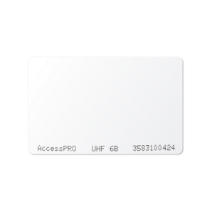 Tag UHF tipo Tarjeta para lectoras de largo alcance 900 MHZ /  ISO 18000 6B /  No imprimible /  No incluye porta tarjeta - TiendaClic.mx