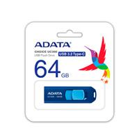 MEMORIA ADATA 64GB USB TIPO C UC300 RETRACTIL AZUL MARINO (ACHO-UC300-64G-RNB/ BU) - TiendaClic.mx
