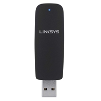 TARJETA DE RED USB LINKSYS 802.11N,  DOBLE BANDA N SELECCIONABLE 2, 4 O 5 GHZ,  2 ANTENAS INTERNAS - TiendaClic.mx