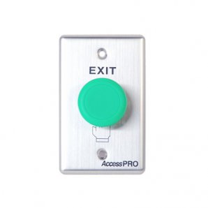 Botón Tipo Hongo Color Verde /  NO,  NC,  COM - TiendaClic.mx