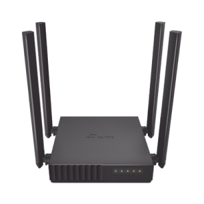 Router Inalámbrico doble banda AC,  2.4 GHz y 5 GHz Hasta 1200 Mbps,  4 antenas externas omnidireccional,  4 Puertos LAN 10/ 100 Mbps,  1 Puerto WAN 10/ 100 Mbps,  Versión 6 - TiendaClic.mx