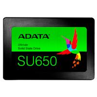 UNIDAD DE ESTADO SOLIDO SSD INTERNO 120GB ADATA SU650 2.5 SATA3 LECT. 520 ESCRIT. 450 MBS 7MM PC LAPTOP MINIPC SIN BRACKET 3DNAND (ASU650SS-120GT-R) - TiendaClic.mx