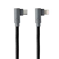 CABLE HUNE AT-ACC-CA-354ROC CARGA  TIPO C-LIGHTNING 1.2 MTS WITH GRIP (ROCA) - TiendaClic.mx