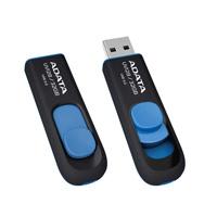 MEMORIA ADATA 32GB USB 3.2 UV128 RETRACTIL NEGRO-AZUL (AUV128-32G-RBE) - TiendaClic.mx