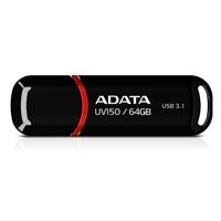 MEMORIA ADATA 64GB USB 3.2 UV150 NEGRO (AUV150-64G-RBK9 - TiendaClic.mx