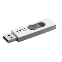 MEMORIA ADATA 16GB USB 2.0 UV220 RETRACTIL BLANCO-GRIS - TiendaClic.mx