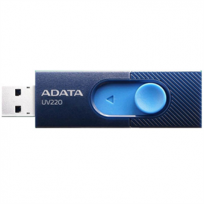 Memoria USB Adata UV220 32 GB 2.0 Color Azul Marino - TiendaClic.mx