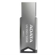 Memoria USB Adata UV350 Metálica 32 GB 3.2 Gen1 Color Plata - TiendaClic.mx