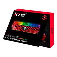 MEMORIA ADATA UDIMM DDR4 8GB PC4-25600 3200MHZ CL16 1.35V XPG SPECTRIX D41 RGB ROJO CON DISIPADOR PC/ GAMER/ ALTO RENDIMIENTO - TiendaClic.mx