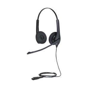 Jabra Biz 1500 Duo,  auricular profesional con cancelación de ruido,  ideal para contact center con conexión QD (1519-0157)  - TiendaClic.mx