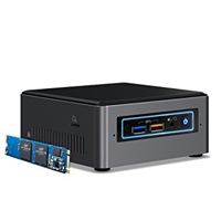 MINI PC NUC CORE I3-7100U /  2.4 GHZ /  4GB /  1TB /  WIN 10 HOME /  HDMI /  DP /  4X USB 3.0 /  2X USB 2.0 /  16GB  - TiendaClic.mx