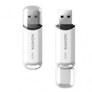 MEMORIA FLASH ADATA C906 32GB USB 2.0 BLANCO (AC906-32G-RWH) - TiendaClic.mx