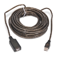 CABLE USB 2.0 EXTENSION SABRENT MACHO A HEMBRA 10 MTS - TiendaClic.mx